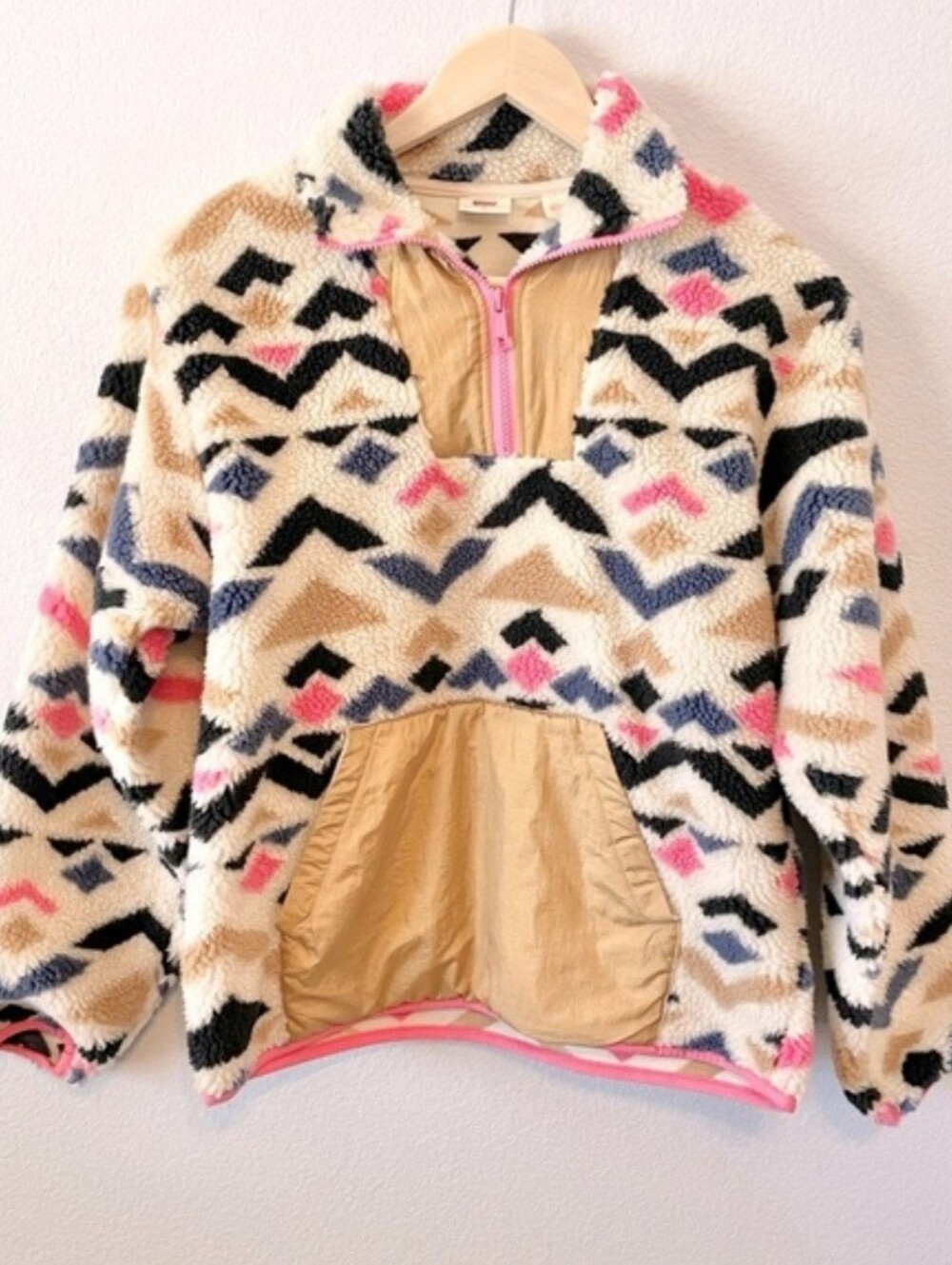 Levis Arizona Sherpa Pullover Jacket